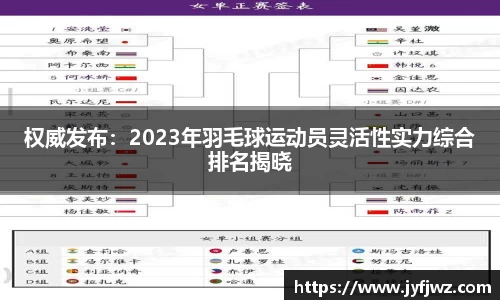 权威发布：2023年羽毛球运动员灵活性实力综合排名揭晓